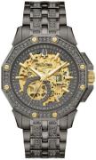 Bulova Herreur 98A293 Octava Skeletskåret/Stål Ø42 mm