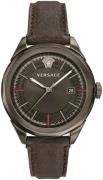 Versace Herreur VERA00418 Glaze Grå/Læder Ø43 mm