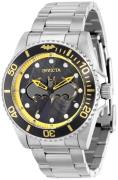 Invicta Dameur 36383 Dc Comics Sort/Stål Ø38 mm