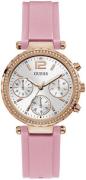 Guess Dameur GW0113L4 Solstice Sølvfarvet/Gummi Ø36 mm