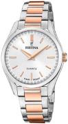 Festina Dameur F20620-1 Mademoiselle Sølvfarvet/Rosaguldtonet stål