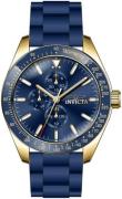 Invicta Herreur 38403 Aviator Blå/Gummi Ø45 mm