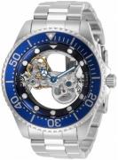 Invicta Herreur 34446 Pro Diver Skeletskåret/Stål Ø47 mm