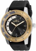 Invicta Herreur 35681 Specialty Sort/Gummi Ø45 mm