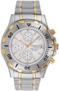 Bulova Herreur 45B17 Caravelle Hvid/Gul guldtonet stål Ø40 mm