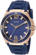 Guess Herreur W1253G3 Analog Blå/Gummi Ø44 mm