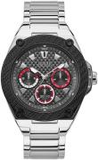 Guess Herreur W1305G1 Sort/Stål Ø45 mm