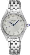 Seiko Dameur SUR379P1 Sølvfarvet/Stål Ø29 mm