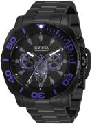 Invicta Herreur 35097 Marvel Sort/Stål Ø48 mm