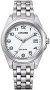 Citizen Dameur EO1210-83A Eco Drive 180 Hvid/Stål Ø34 mm