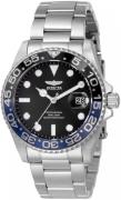 Invicta Dameur 33258 Pro Diver Sort/Stål Ø38 mm