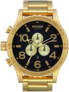Nixon Herreur A083510-00 Sort/Gul guldtonet stål Ø51 mm