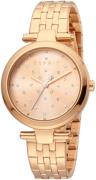 Esprit Dameur ES1L167M0095 Rosa guldfarvet/Rosaguldtonet stål Ø34 mm
