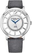Stührling Original Herreur 388S2.04 Classic Sølvfarvet/Læder Ø40