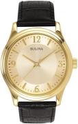 Bulova Herreur 97A70 Champagne/Læder Ø38 mm
