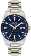 Bulova Herreur 98B329 Blå/Gul guldtonet stål Ø42 mm