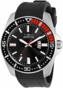 Invicta Herreur 30742 Sort/Gummi Ø48 mm