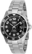 Invicta Herreur 30690 Pro Diver Sort/Stål Ø40 mm