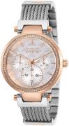 Invicta Dameur 28922 Angel Hvid/Rosaguldtonet stål Ø36 mm
