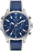 Bulova Herreur 96B287 Marine Star Blå/Gummi Ø43 mm