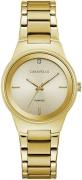 Bulova Dameur 44P101 Caravelle Guld/Gul guldtonet stål Ø30 mm
