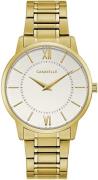 Bulova Herreur 44A114 Caravelle Hvid/Gul guldtonet stål Ø39 mm