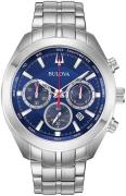 Bulova Herreur 96B285 Blå/Stål Ø44.5 mm