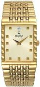 Bulova Herreur 97F58 Diamond Beige/Gul guldtonet stål