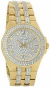 Bulova Herreur 98K102 Krystalludsmykket/Gul guldtonet stål Ø42 mm