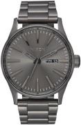 Nixon Herreur A356632-00 Grå/Stål Ø42 mm