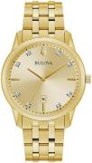 Bulova Herreur 97D123 Guld/Gul guldtonet stål Ø40 mm