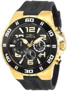 Invicta Herreur 30939 Pro Diver Sort/Gummi Ø48 mm
