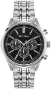 Bulova Herreur 96A211 Sort/Stål Ø42 mm