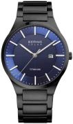 Bering Herreur 15239-727 Solar Blå/Titanium Ø39 mm