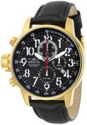 Invicta Herreur 28741 I-Force Sort/Læder Ø46 mm