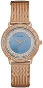 Guess Dameur W0836L1 Willow Blå/Rosaguldtonet stål Ø36 mm