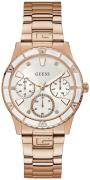 Guess Dameur W1158L2 Valencia Hvid/Rosaguldtonet stål Ø38 mm