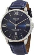 Tissot Herreur T099.407.16.048.00 T-Classic Blå/Læder Ø42 mm