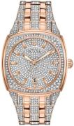 Bulova Herreur 98B324 Crystal Krystalludsmykket/Rosaguldtonet stål