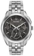 Bulova Herreur 96A186 Sort/Stål Ø42 mm