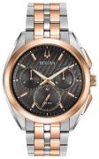 Bulova Herreur 98A160 Bracelet Grå/Rosaguldtonet stål Ø45 mm