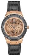 Guess Dameur W0289L4 Jet Rosa guldfarvet/Læder Ø39 mm