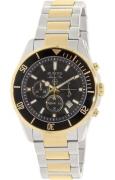 Bulova Herreur 98B249 Sort/Gul guldtonet stål Ø43 mm