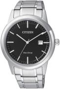 Citizen Herreur AW1231-58E Sort/Stål Ø40 mm