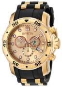 Invicta Herreur 17884 Pro Diver Guld/Gul guldtonet stål Ø48 mm
