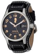 Invicta Herreur 12975 I-Force Sort/Læder Ø44 mm
