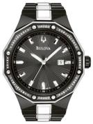 Bulova Herreur 98E110 Diamond Sort/Stål Ø44 mm
