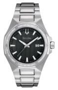Bulova 96E111 Diamond Sort/Stål Ø43.5 mm