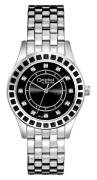 Bulova Dameur 43L153 Caravelle Sort/Stål Ø33 mm
