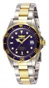 Invicta Herreur 8935 Pro Diver Blå/Gul guldtonet stål Ø39 mm
